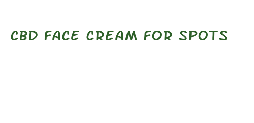 cbd face cream for spots