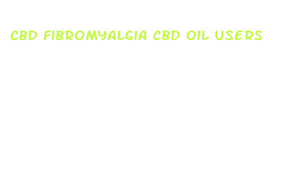 cbd fibromyalgia cbd oil users