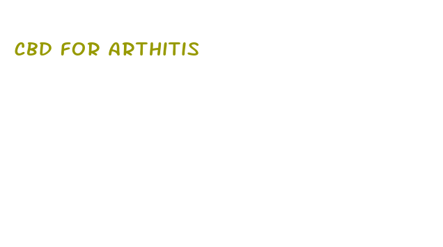 cbd for arthitis