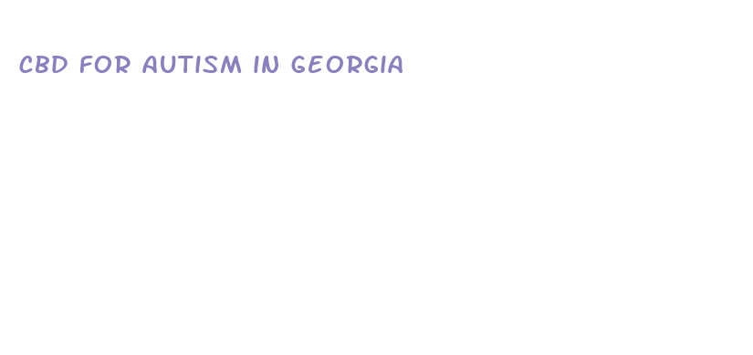 cbd for autism in georgia