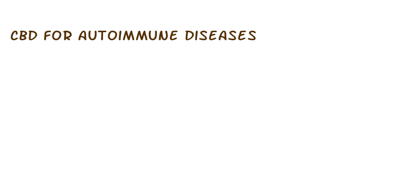 cbd for autoimmune diseases