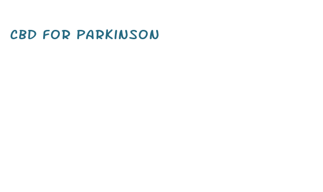 cbd for parkinson