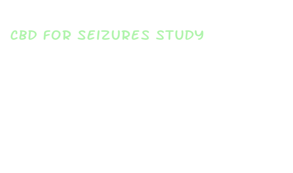 cbd for seizures study