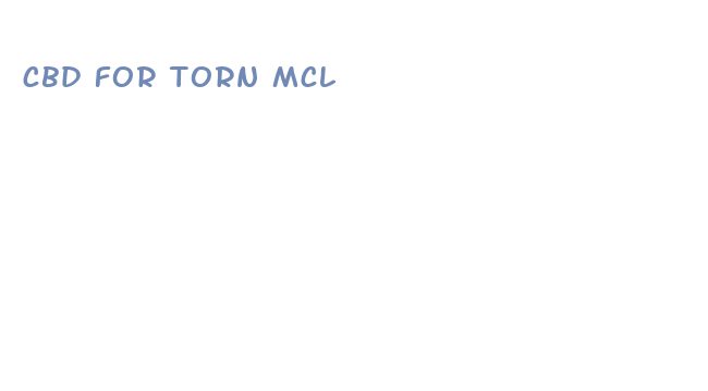 cbd for torn mcl