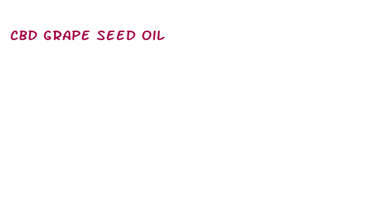 cbd grape seed oil