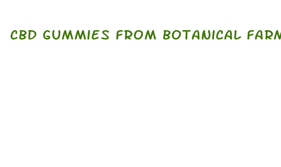 cbd gummies from botanical farms