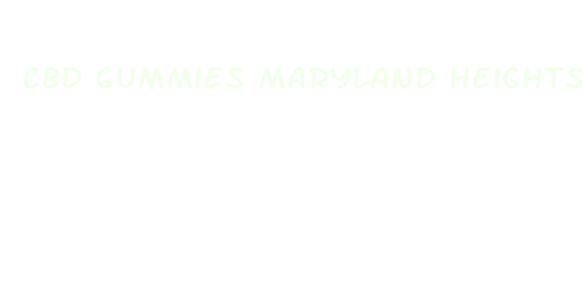 cbd gummies maryland heights mo