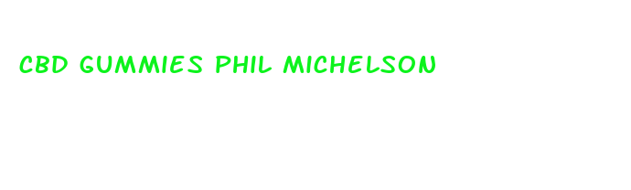 cbd gummies phil michelson