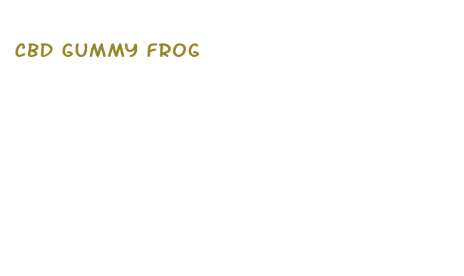 cbd gummy frog