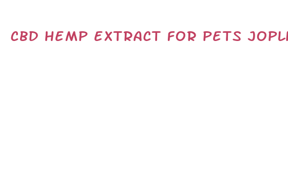 cbd hemp extract for pets joplin