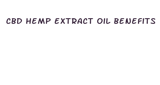 cbd hemp extract oil benefits