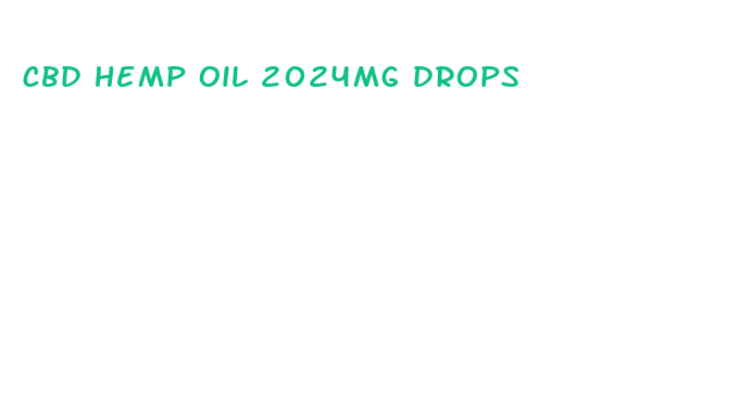 cbd hemp oil 2024mg drops