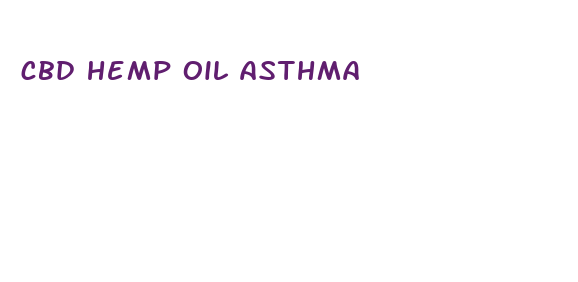 cbd hemp oil asthma