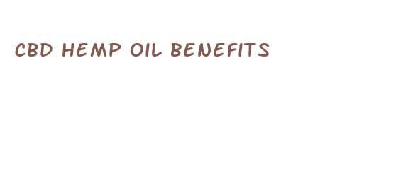 cbd hemp oil benefits