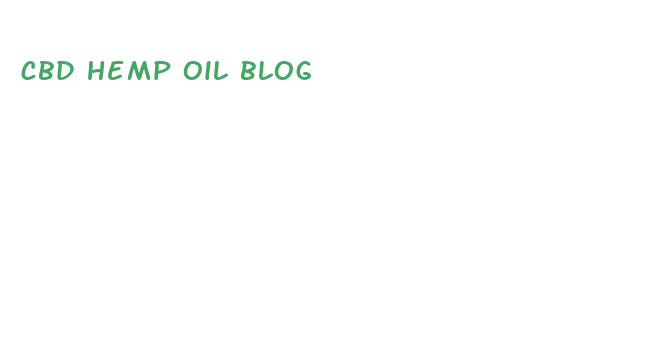 cbd hemp oil blog