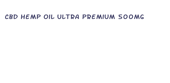 cbd hemp oil ultra premium 500mg