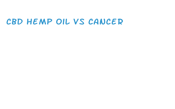 cbd hemp oil vs cancer