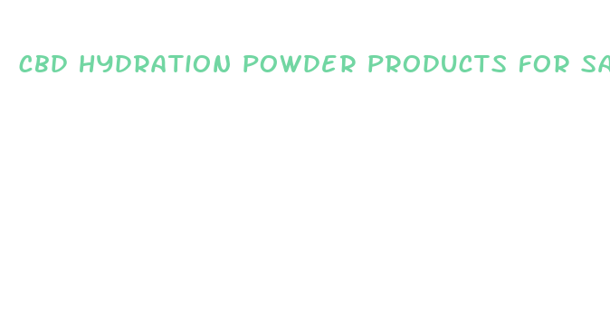 cbd hydration powder products for sale