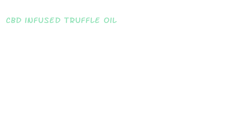 cbd infused truffle oil