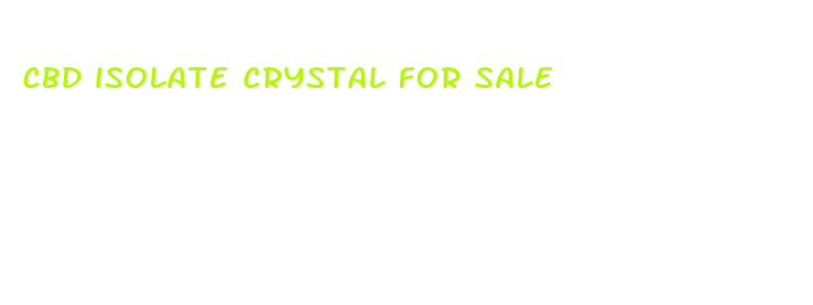 cbd isolate crystal for sale