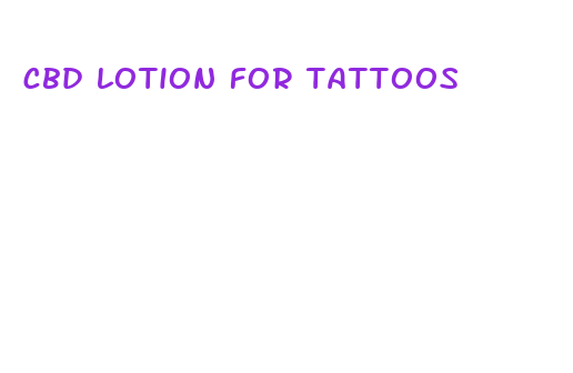 cbd lotion for tattoos