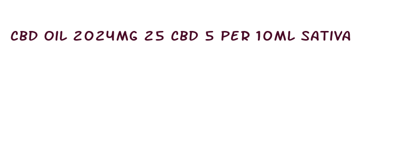 cbd oil 2024mg 25 cbd 5 per 10ml sativa