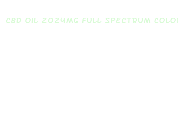 cbd oil 2024mg full spectrum colorado