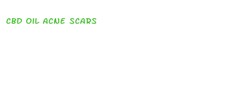 cbd oil acne scars