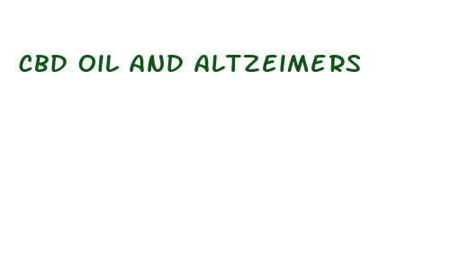 cbd oil and altzeimers