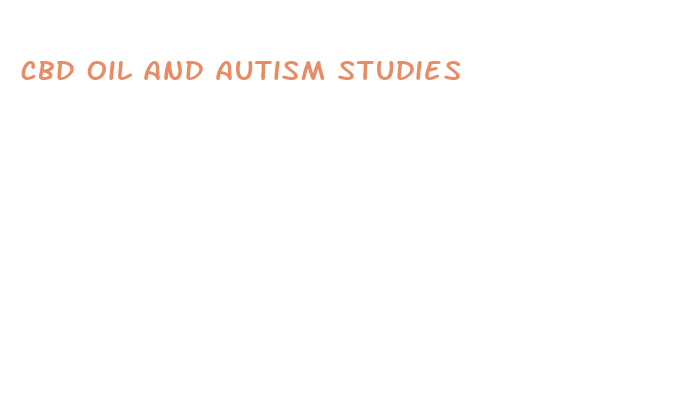 cbd oil and autism studies