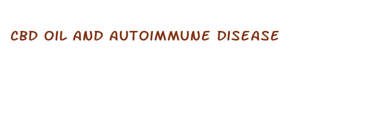 cbd oil and autoimmune disease