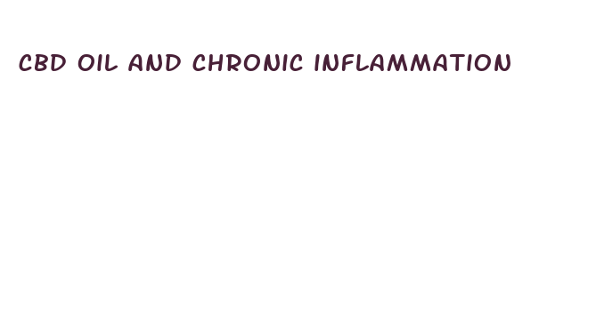 cbd oil and chronic inflammation