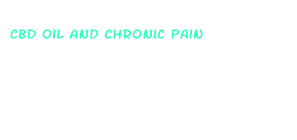 cbd oil and chronic pain