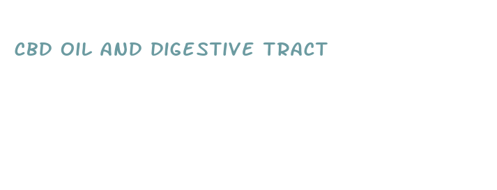 cbd oil and digestive tract