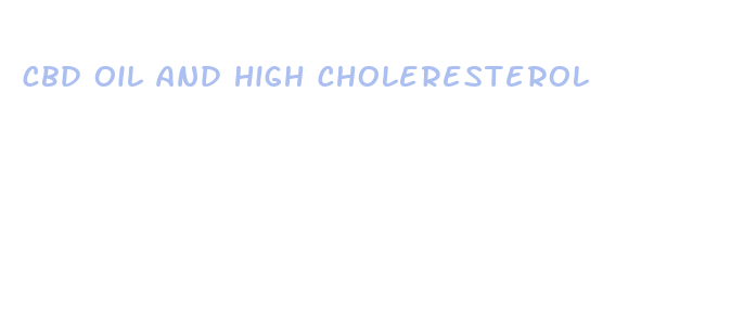 cbd oil and high choleresterol