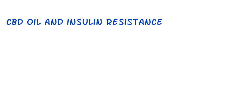 cbd oil and insulin resistance