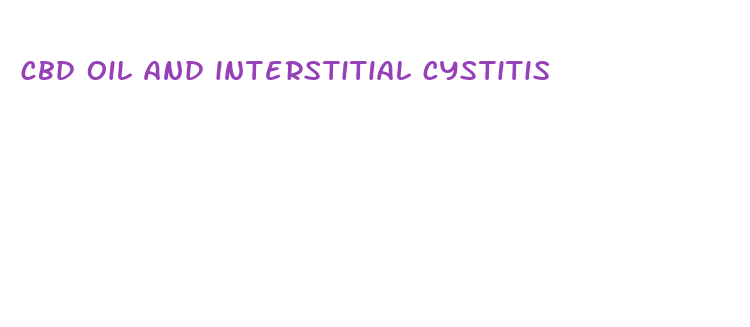 cbd oil and interstitial cystitis