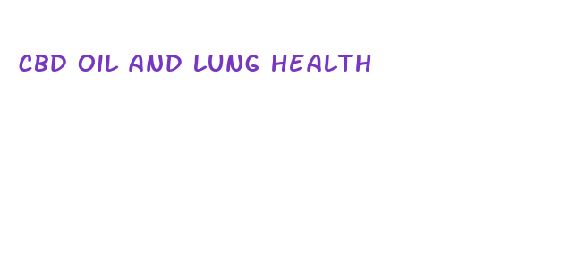 cbd oil and lung health