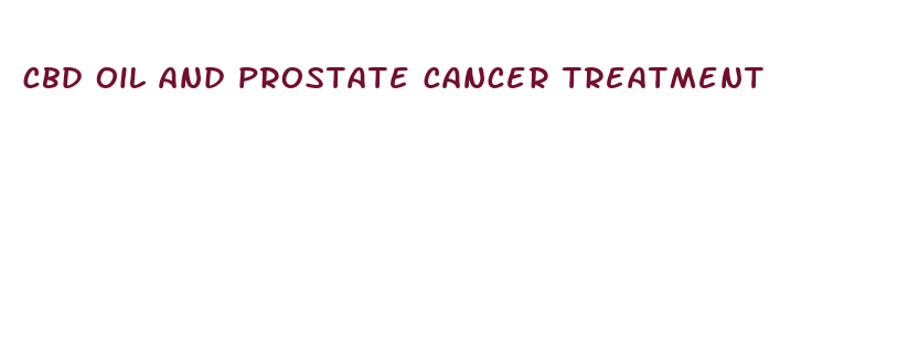 cbd oil and prostate cancer treatment