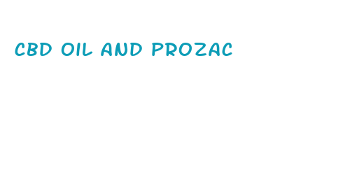 cbd oil and prozac