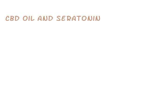 cbd oil and seratonin