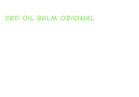 cbd oil balm original