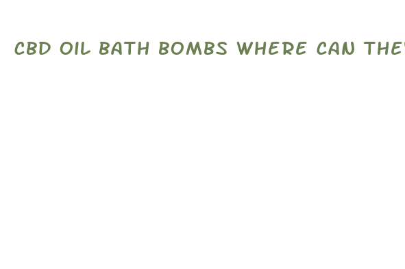 cbd oil bath bombs where can they be purchased