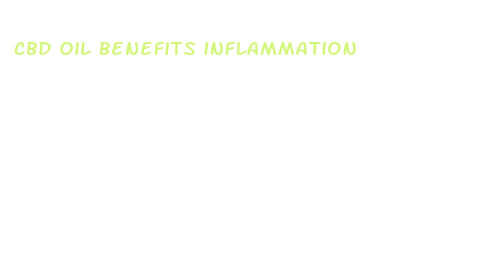 cbd oil benefits inflammation