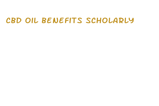 cbd oil benefits scholarly