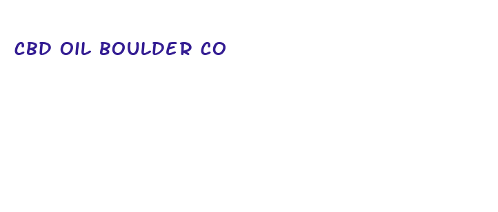 cbd oil boulder co