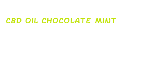 cbd oil chocolate mint