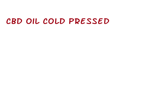 cbd oil cold pressed