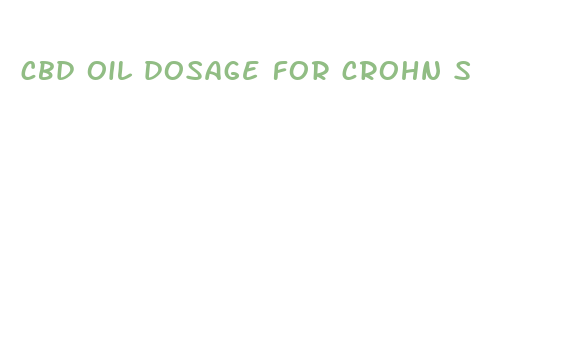 cbd oil dosage for crohn s