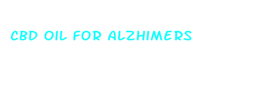 cbd oil for alzhimers